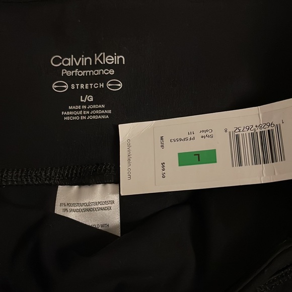 NWT - Calvin Klein workout Pants - size L - Picture 4 of 4